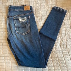 American Eagle distressed jeans, 8 x long